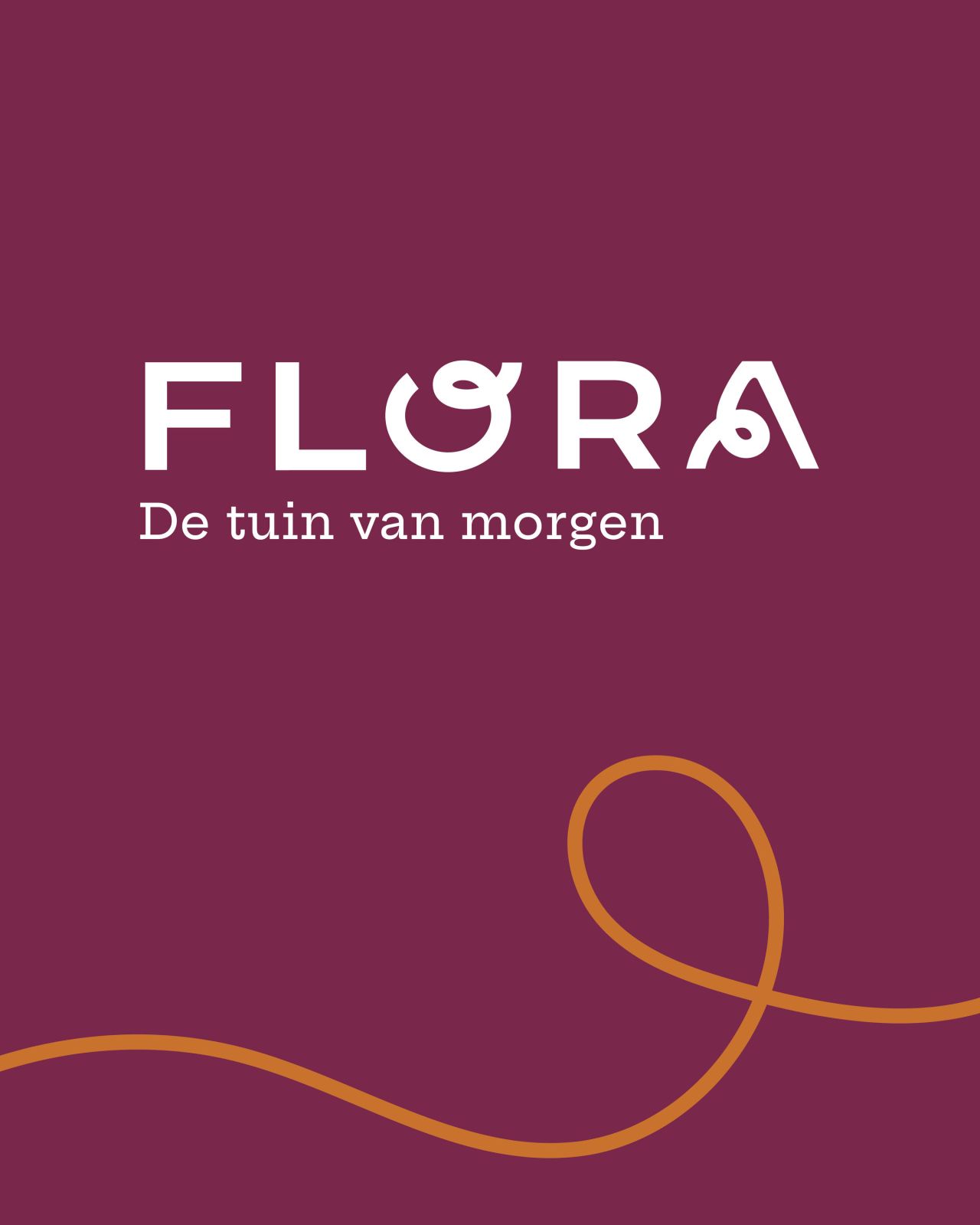 Flora logo en pay-off